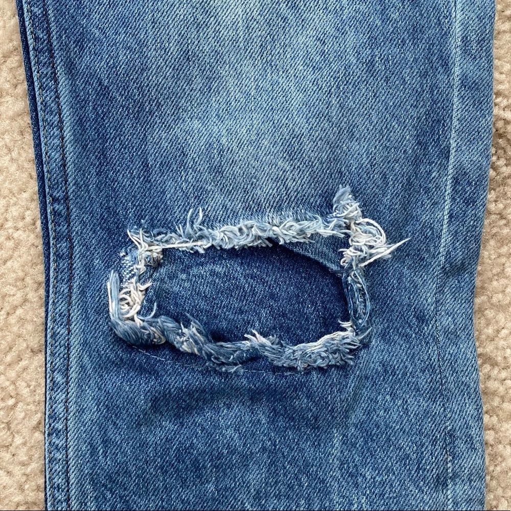 ASOS Distressed Button Fly Jeans - Picture 6 of 9